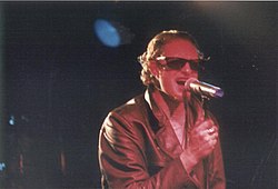 Layne Staley vid en konsert med Alice in Chains i Boston, november 1992