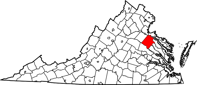 Fil:Map of Virginia highlighting Caroline County.svg