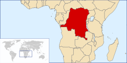 Demokratiska republiken Kongos läge