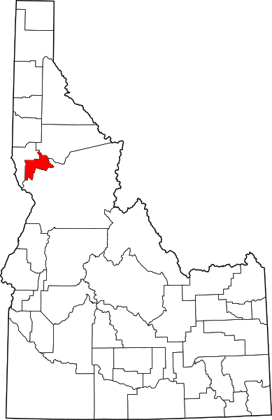 Fil:Map of Idaho highlighting Lewis County.svg