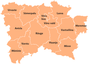 Kommuner i Võru län