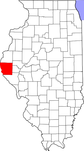 Fil:Map of Illinois highlighting Adams County.svg