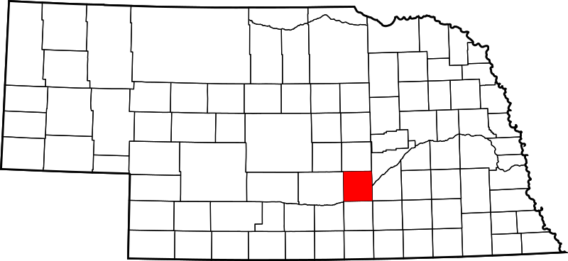 Fil:Map of Nebraska highlighting Hall County.svg
