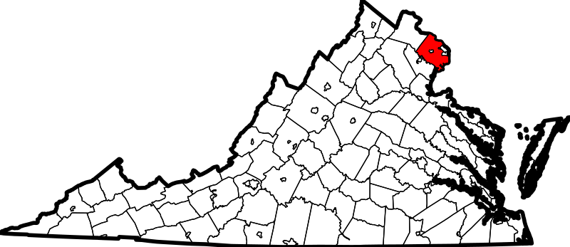 Fil:Map of Virginia highlighting Fairfax County.svg