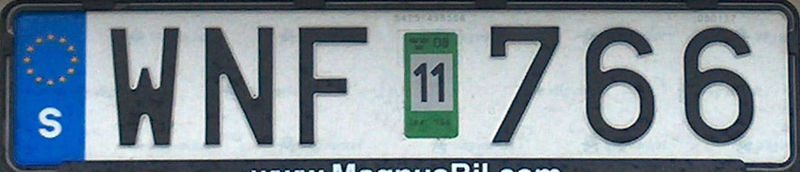 Fil:Swedish euro license plate.jpg