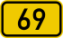 Bundesstraße 69 number.svg