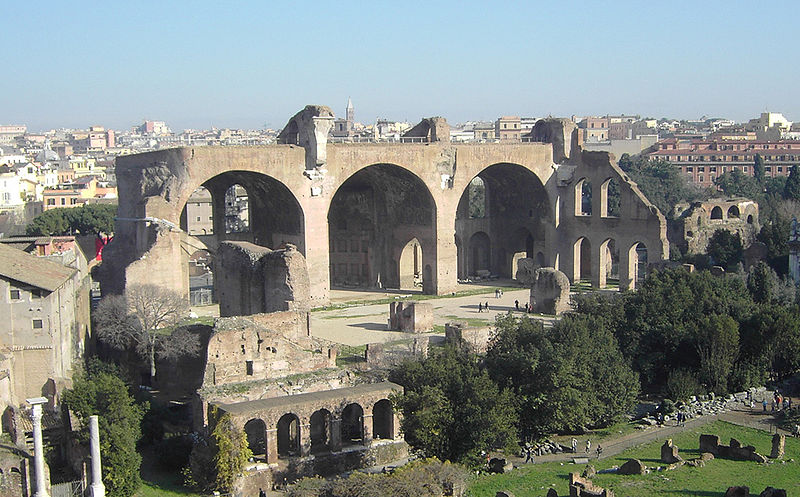 Fil:Rome, Forum Romanum, Basilica of Maxentius.jpg