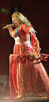 Sarah Dawn Finer Melodifestivalen 2009. Foto: Daniel Åhs Karlsson