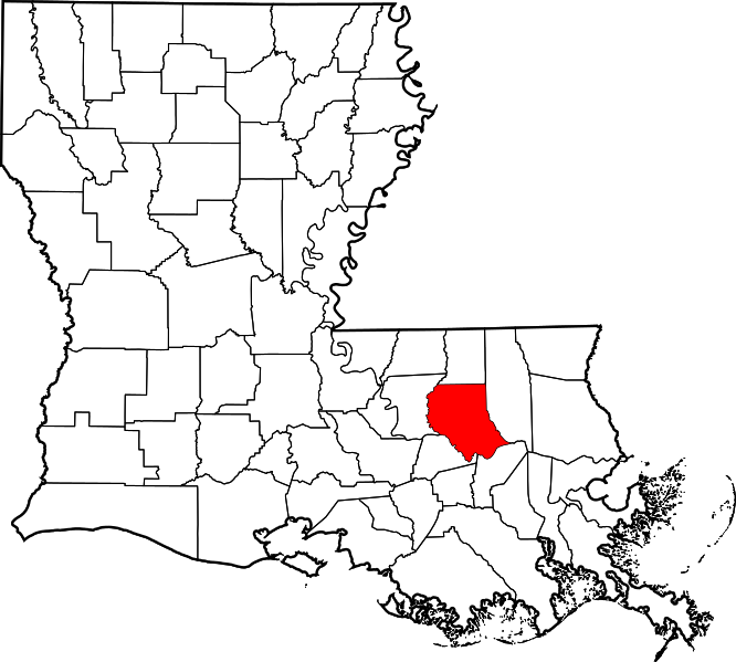 Fil:Map of Louisiana highlighting Livingston Parish.svg