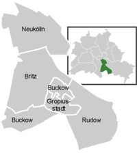 Stadsdelar i Bezirk Neukölln