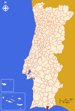 Localização de Faro
