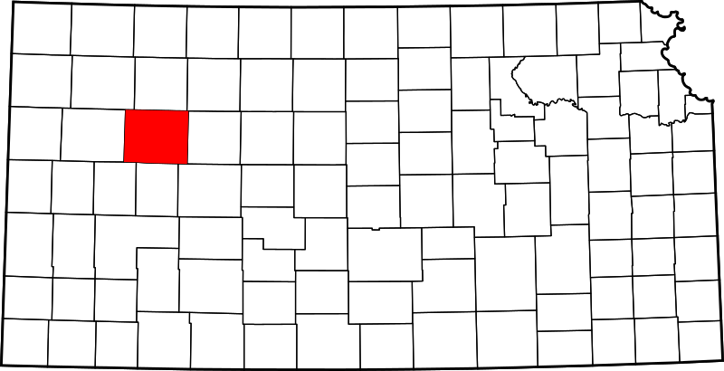 Fil:Map of Kansas highlighting Gove County.svg