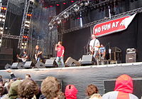No Fun At All på festivalen West Coast Riot i Göteborg 2008.