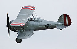 Gloster Gladiator Mk.I i norska färger