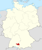 Landkreis Biberachs läge i Tyskland
