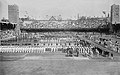 Olympiska spelens invigningsceremoni på Stockholms stadion den 5 maj 1912.