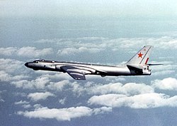 Sovjetisk bild på ett Tupolev Tu-16