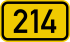 Bundesstraße 214 number.svg