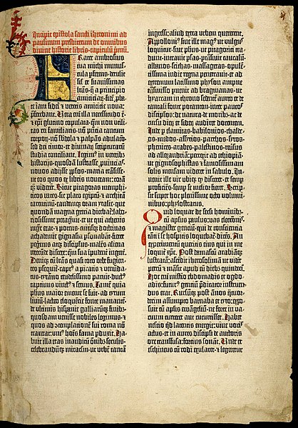 Fil:Gutenberg bible Old Testament Epistle of St Jerome.jpg