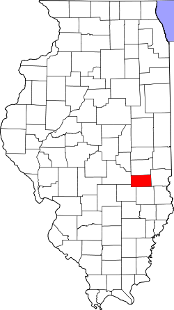 Map of Illinois highlighting Cumberland County.svg