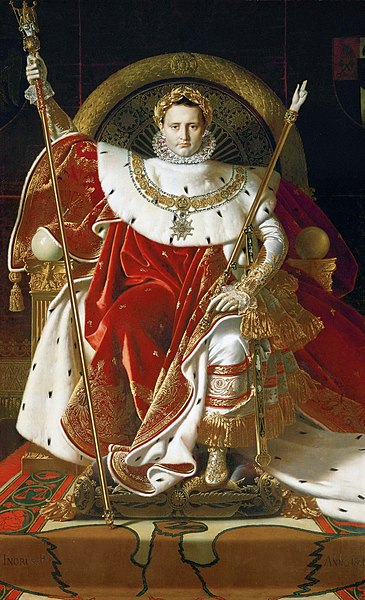 Fil:Ingres, Napoleon on his Imperial throne.jpg