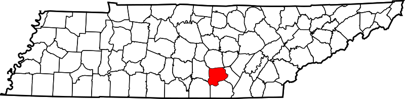 Fil:Map of Tennessee highlighting Grundy County.svg