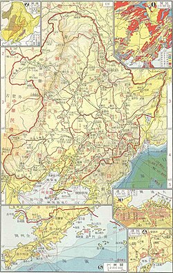 Gammal japansk karta