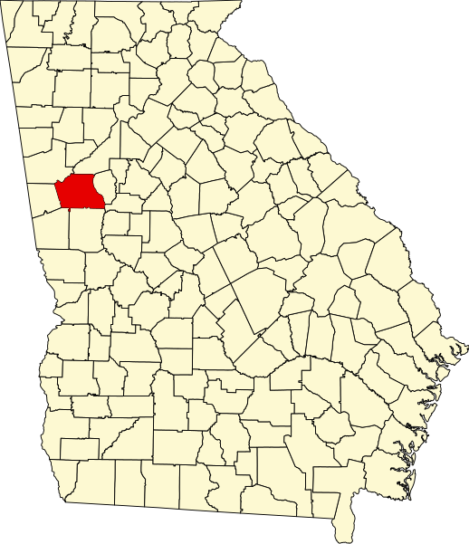 Fil:Map of Georgia highlighting Coweta County.svg