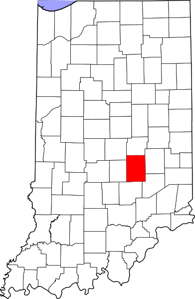 Fil:Map of Indiana highlighting Shelby County.svg
