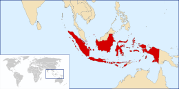 Indonesiens läge