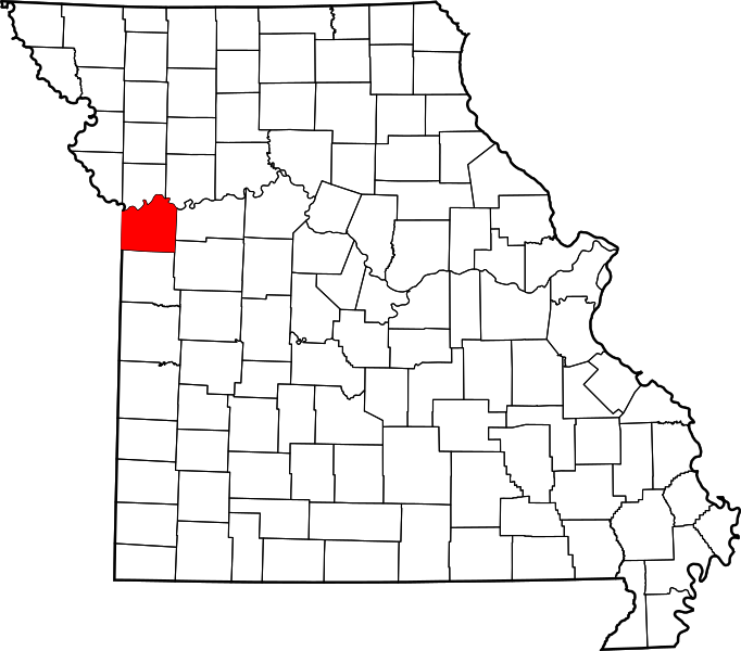 Fil:Map of Missouri highlighting Jackson County.svg