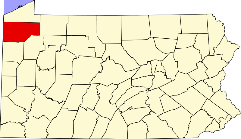 Fil:Map of Pennsylvania highlighting Crawford County.svg