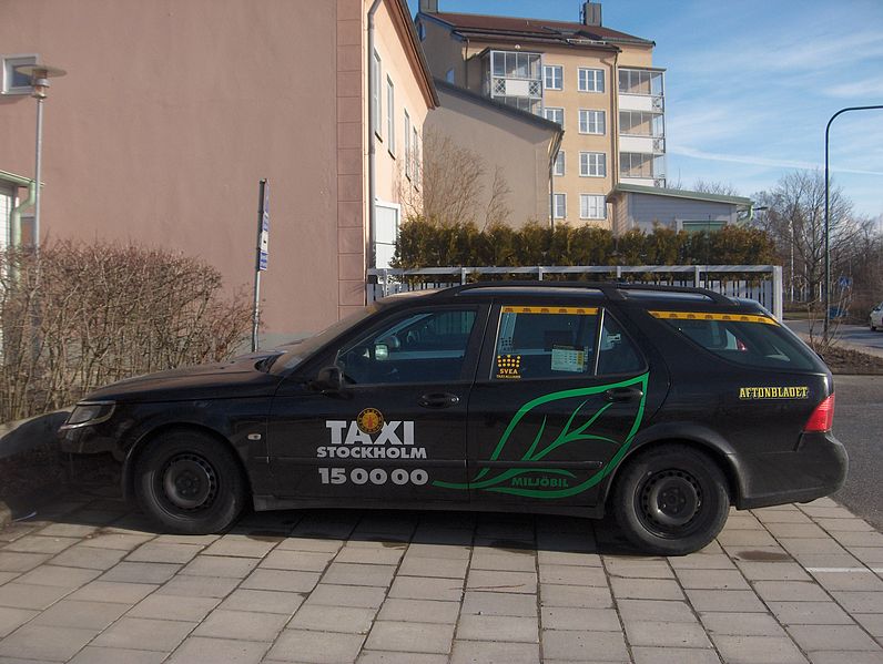 Fil:Taxi Stockholm taxi in Plantskoleområdet-1.jpg