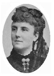 Calla Curman omkring år 1880.