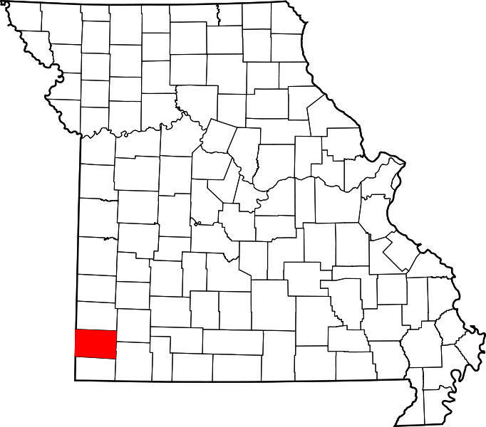 Fil:Map of Missouri highlighting Newton County.svg