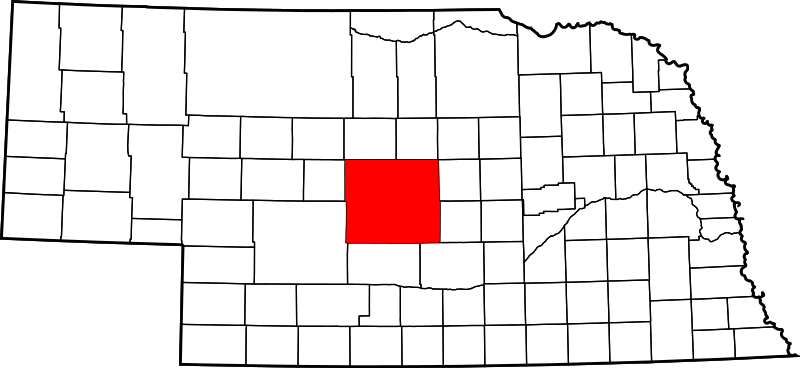 Fil:Map of Nebraska highlighting Custer County.svg