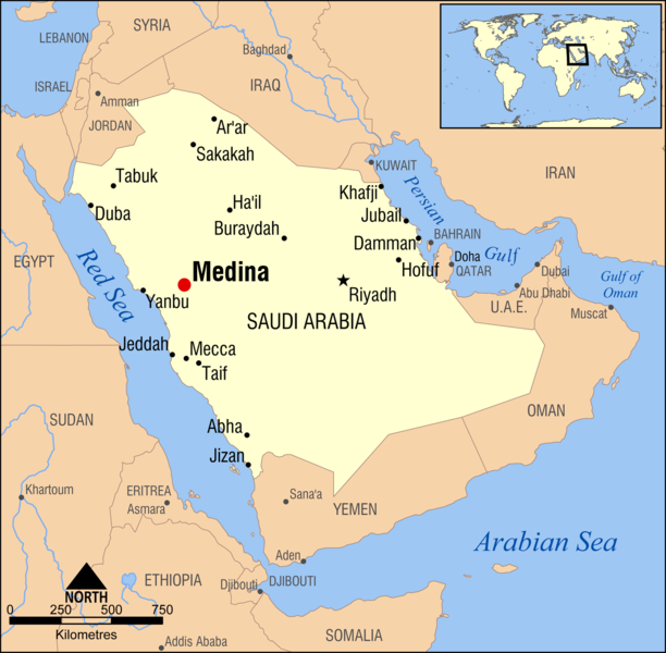 Fil:Medina, Saudi Arabia locator map.png
