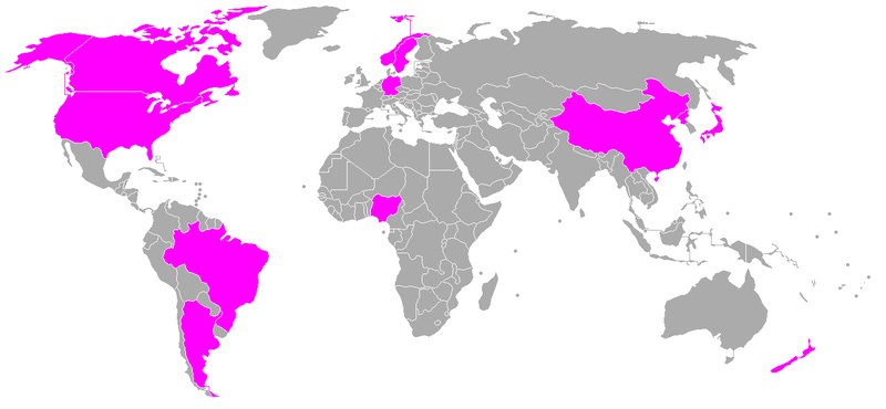 Fil:Participating countries in women's football at the 2008 Olympics.PNG