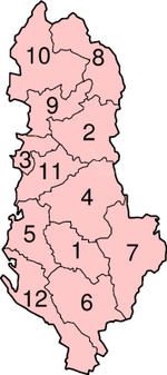 Albanska prefektur