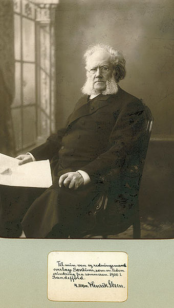 Fil:Henrik Ibsen phototographed by Gustav Borgen (1865-1926).jpg