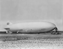 LZ 129 Hindenburg vid Lakehurst (1936)