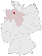 Landkreis Osterholz (mörkröd) i Tyskland