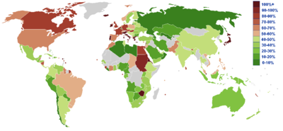 Public debt percent gdp world map.PNG