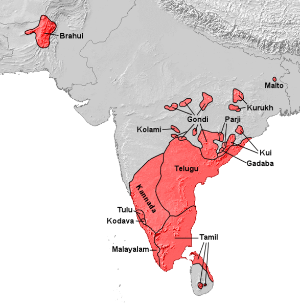 Fil:Dravidische Sprachen.png