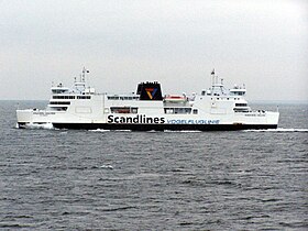 M/S Schleswig-Holstein i riktning mot Rødby.