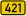 Bundesstraße 421 number.svg