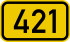 Bundesstraße 421 number.svg
