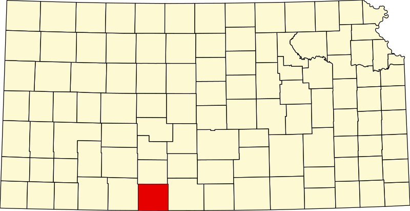 Fil:Map of Kansas highlighting Comanche County.svg