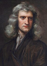 Isaac Newton 1689, målad av Godfrey Kneller.