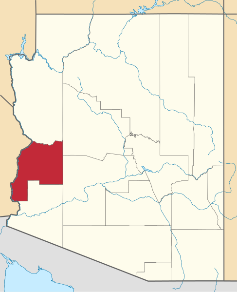 Fil:Map of Arizona highlighting La Paz County.svg